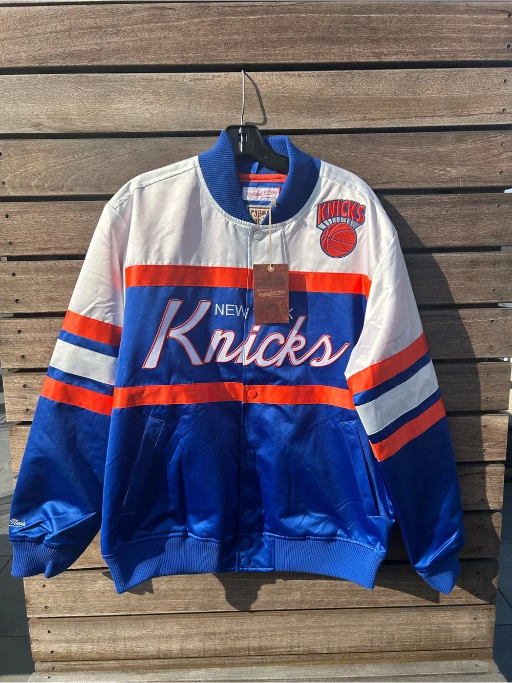 Mitchell & Ness NEW YORK KNICKS Hardwood Classics Jacket | Size M